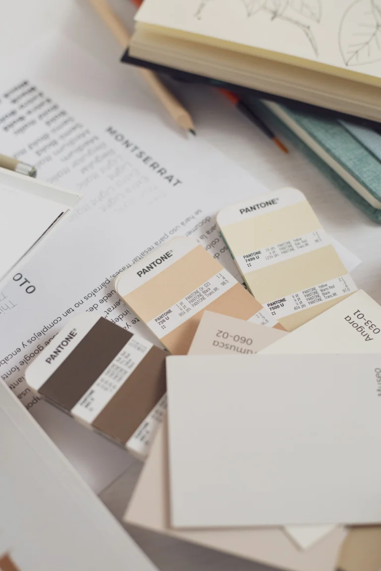 Nuancier de couleurs Pantone utilisé en impression